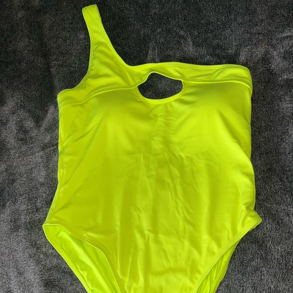 Neon one piece swimsuit